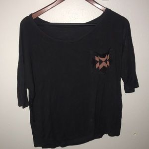Loose off shoulder shirt